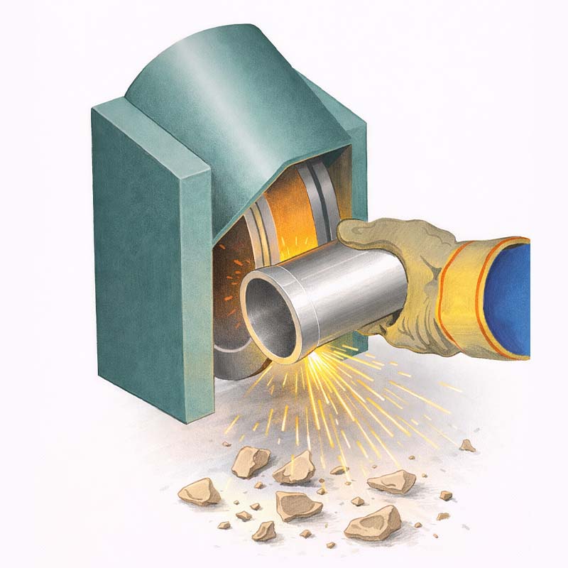 De olika stegen i precisionsgjutning hos Liljenberg