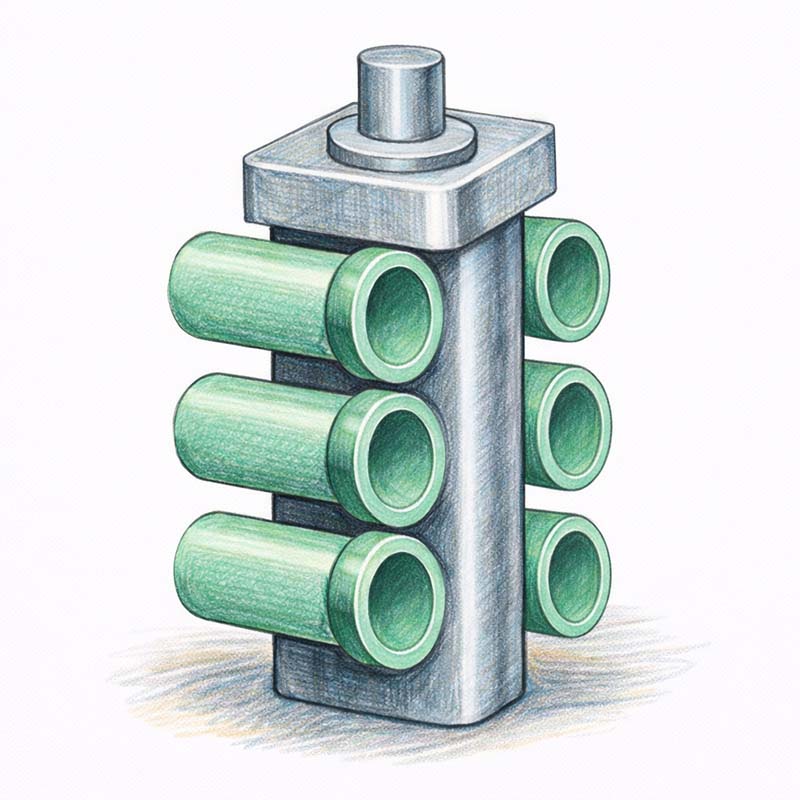 De olika stegen i processgjutning hos Liljenberg