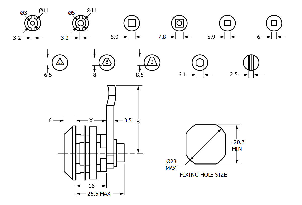 16mm-Tool-Operated-Water-Resistant-Camlock-F183.svg